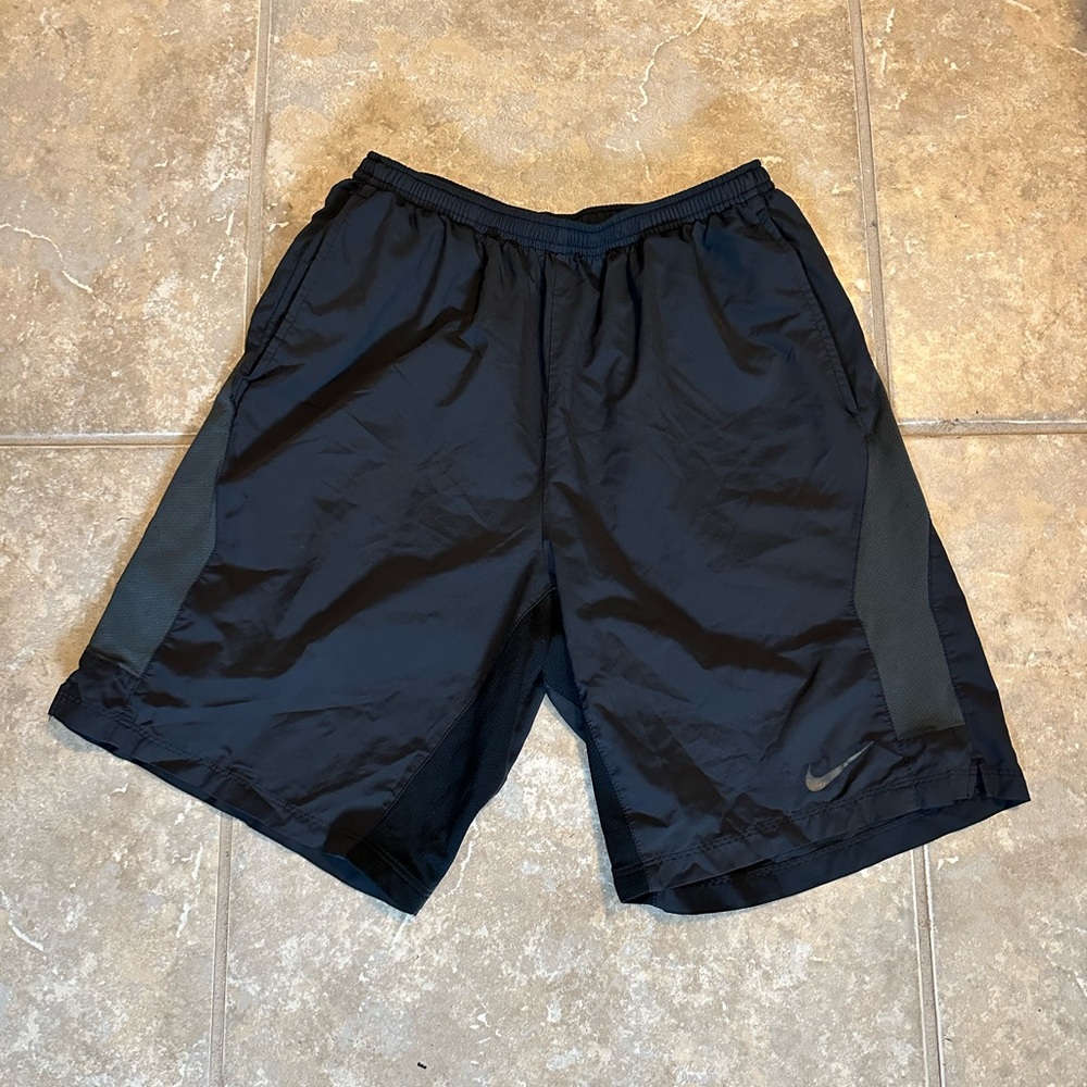 Nike Running Men's Black and Gray Challanger Running Shorts